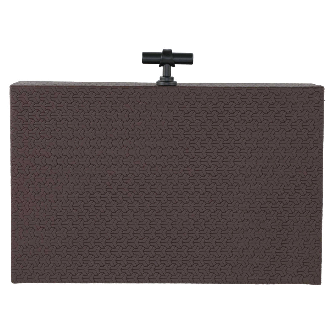 Opbergdoos Billie dark brown large