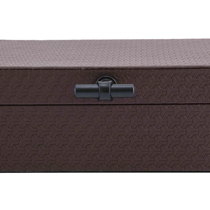 Opbergdoos Billie dark brown large
