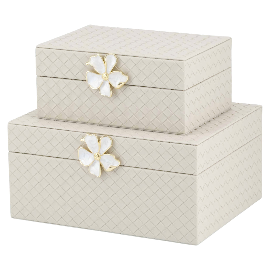 Opbergdoos Lillie ivory small