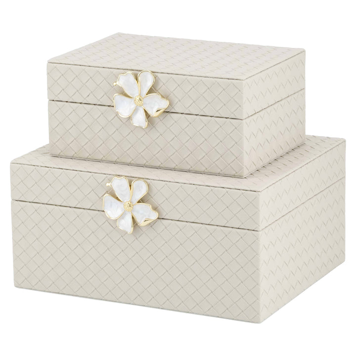 Opbergdoos Lillie ivory small