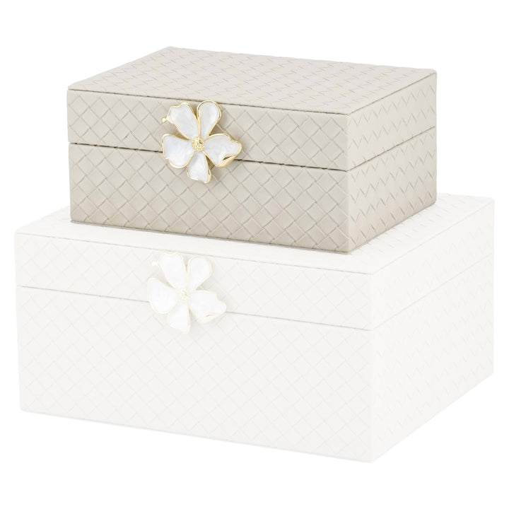 Opbergdoos Lillie ivory small