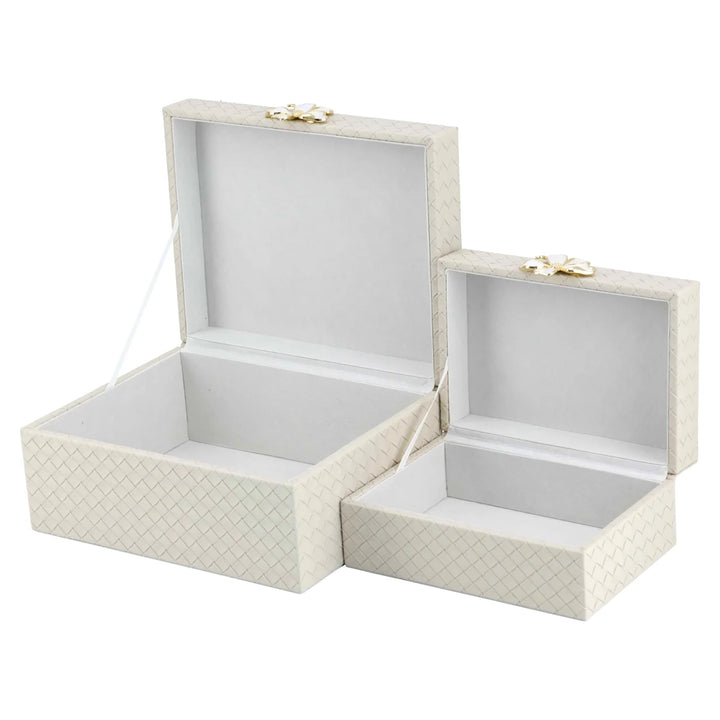 Opbergdoos Lillie ivory small