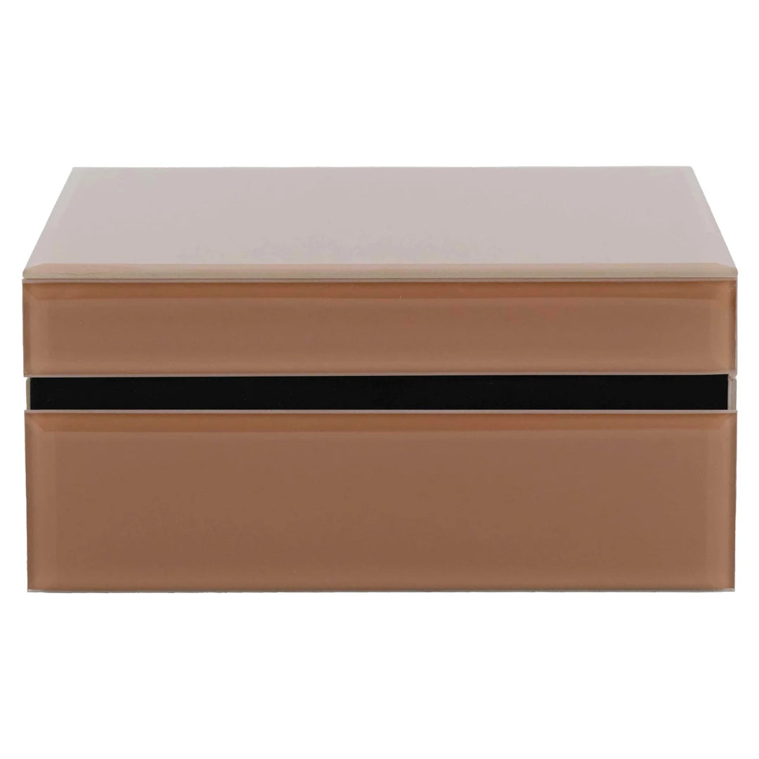 Opbergdoos Floral brown small