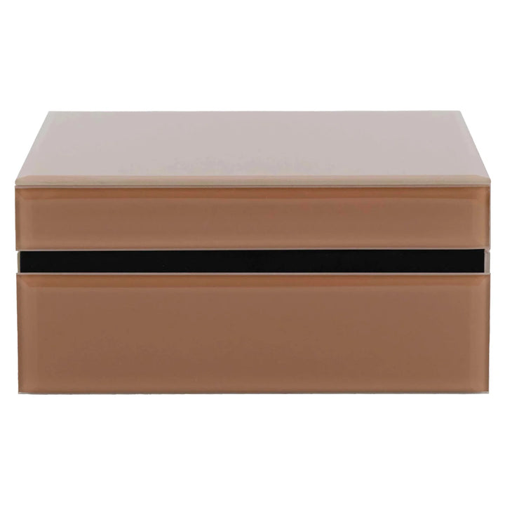 Opbergdoos Floral brown small