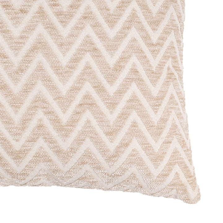 Kussen Cassy beige chevron