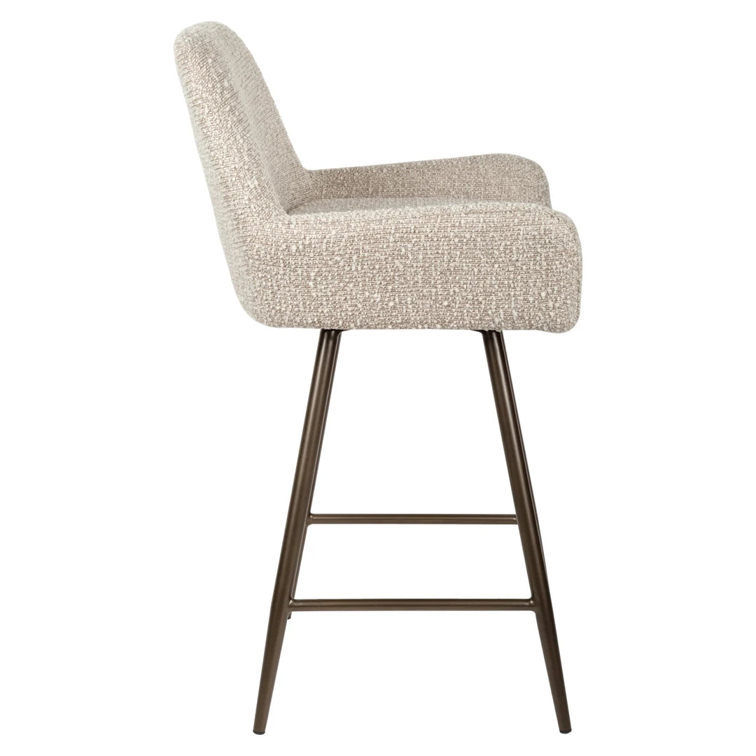 Counterstoel Linsey natural chunky swivel (Set of 2)