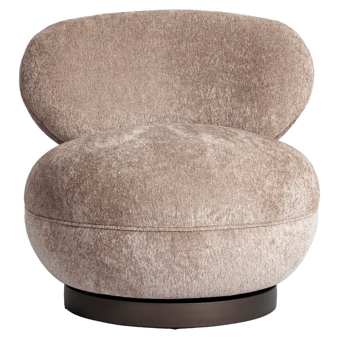 Lounge stoel Jace be easy sand swivel fire retardant