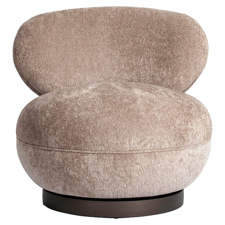 Lounge stoel Jace be easy sand swivel fire retardant