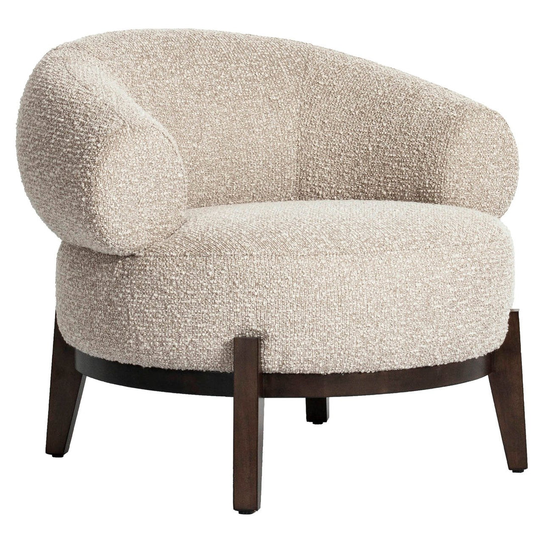 Lounge stoel Montana natural chunky fire retardant