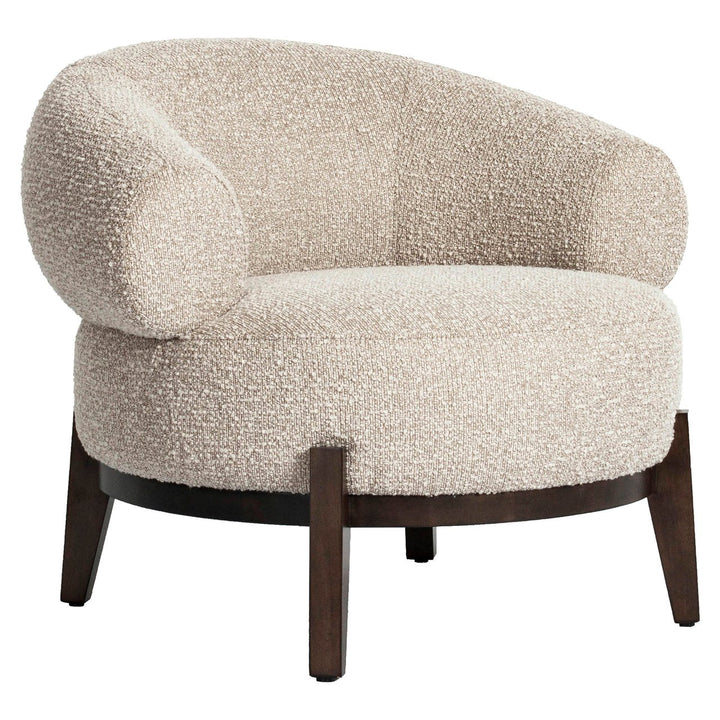 Lounge stoel Montana natural chunky fire retardant