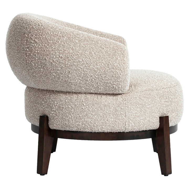 Lounge stoel Montana natural chunky fire retardant