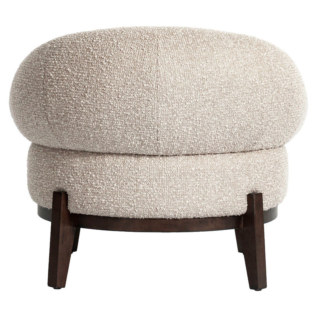 Lounge stoel Montana natural chunky fire retardant