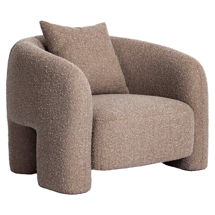 Lounge stoel Tuscany mocca chunky