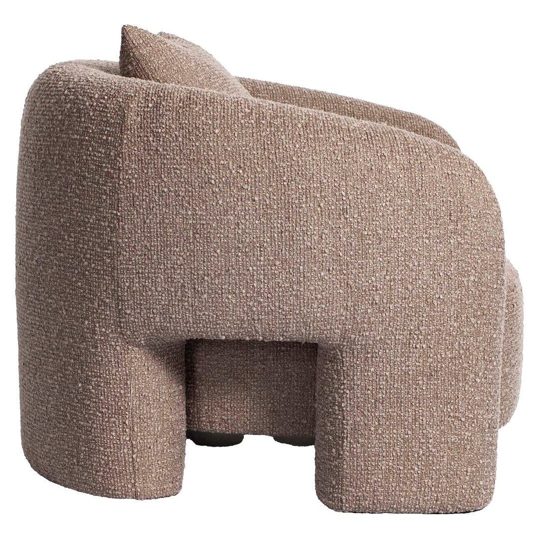 Lounge stoel Tuscany mocca chunky