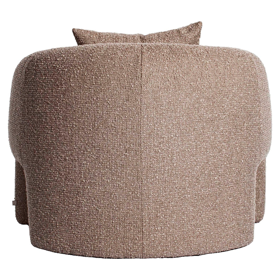 Lounge stoel Tuscany mocca chunky