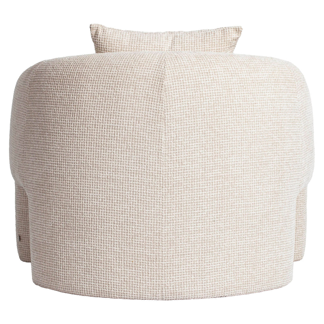Lounge stoel Tuscany beige blockweave