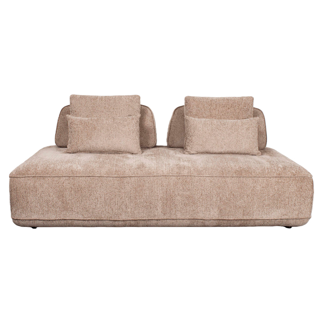 Bank Tudor mocca boldweave 2,5-seater movable backrest