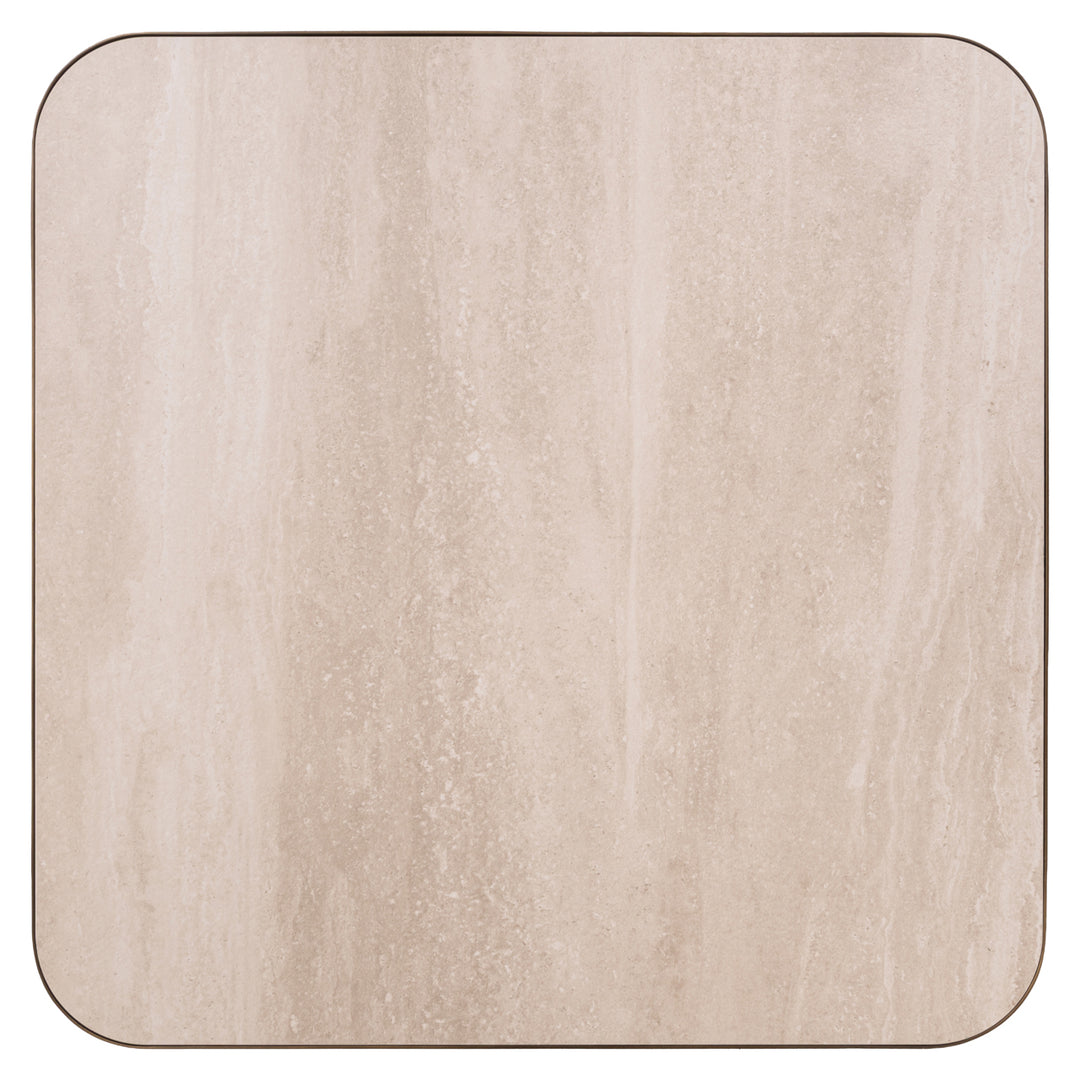 Salontafel Claridge beige 90x90 (cumulus)