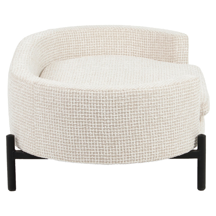 Hondenbed Dolly beige blockweave