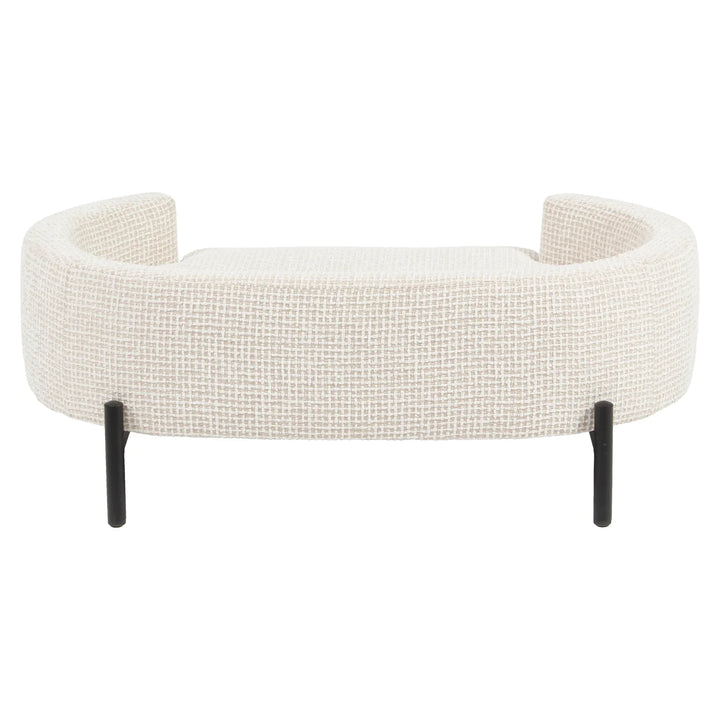 Hondenbed Dolly beige blockweave