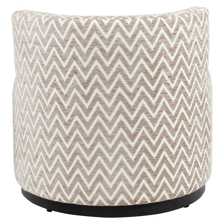 Lounge stoel Franny sand chevron