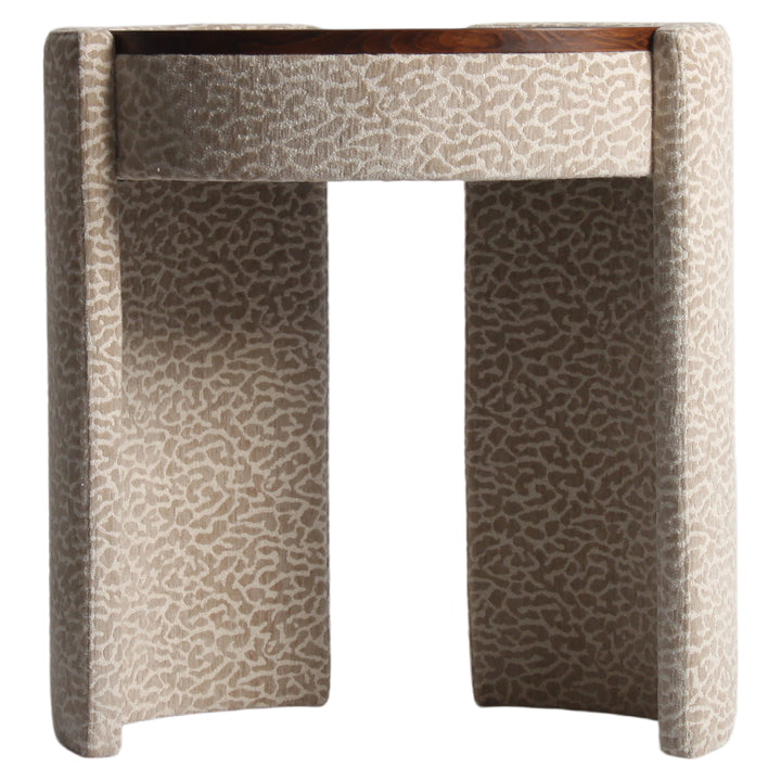 Bureau Roxenne beige leopard dressing table