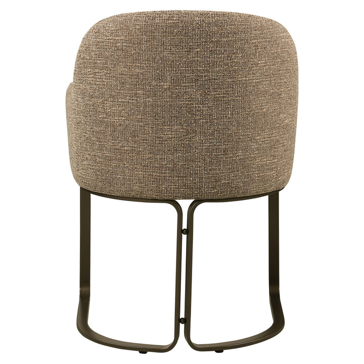 Eetkamerstoel Hadley brown tweed fire retardant