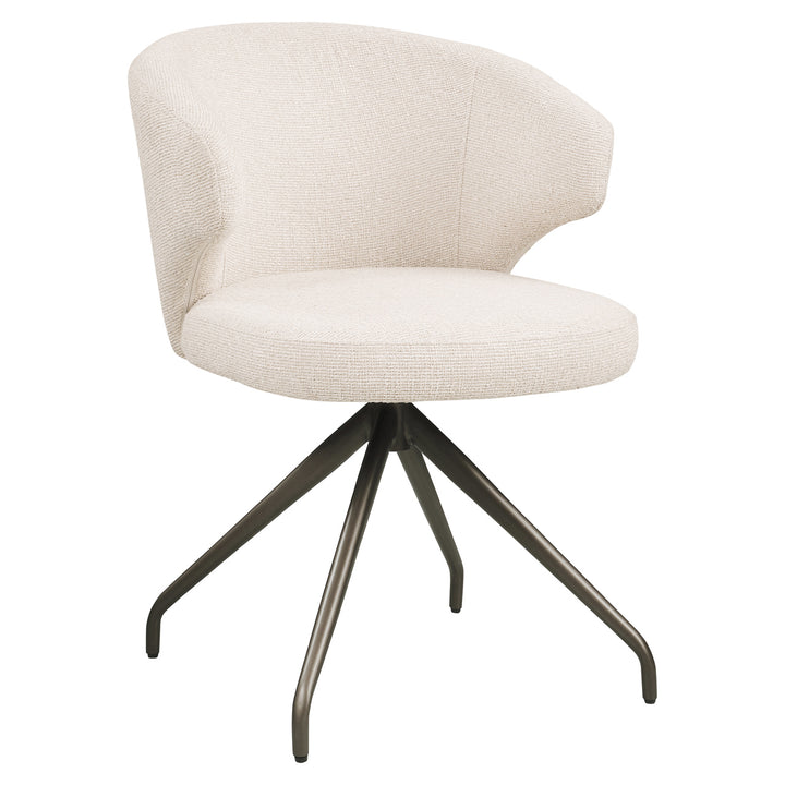 Eetkamerstoel Milly biscotti swivel
