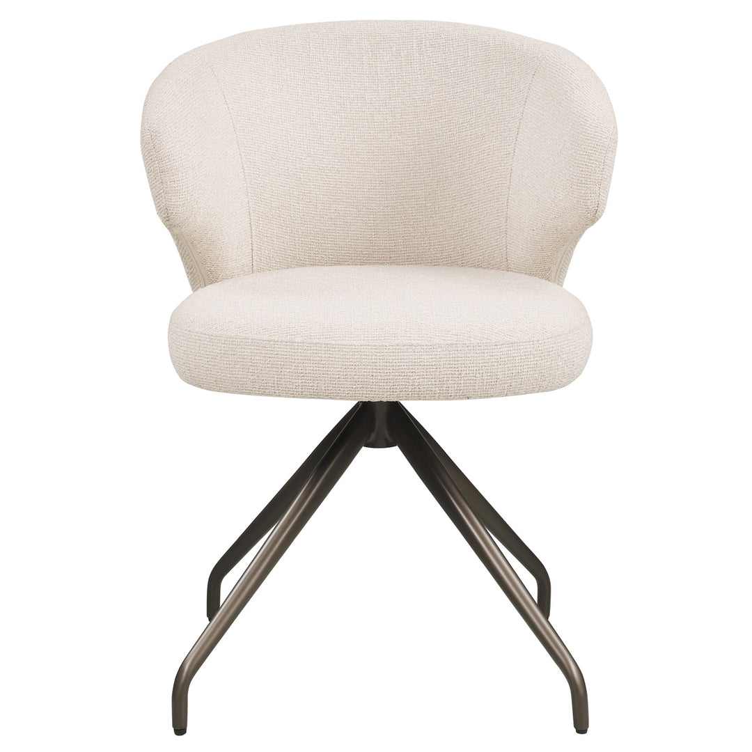Eetkamerstoel Milly biscotti swivel