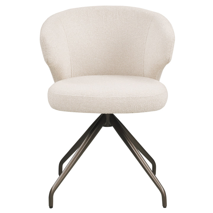 Eetkamerstoel Milly biscotti swivel