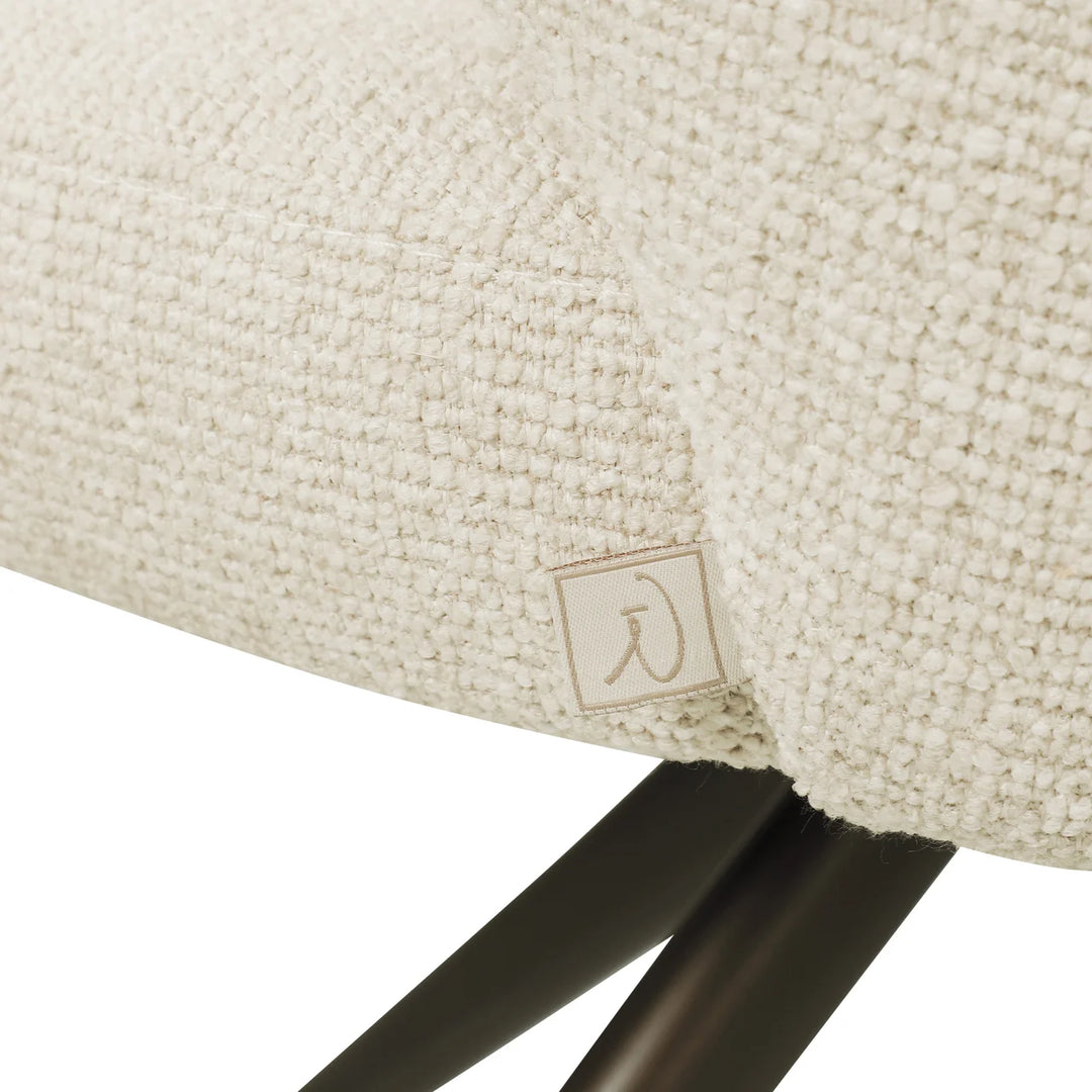 Eetkamerstoel Milly biscotti swivel