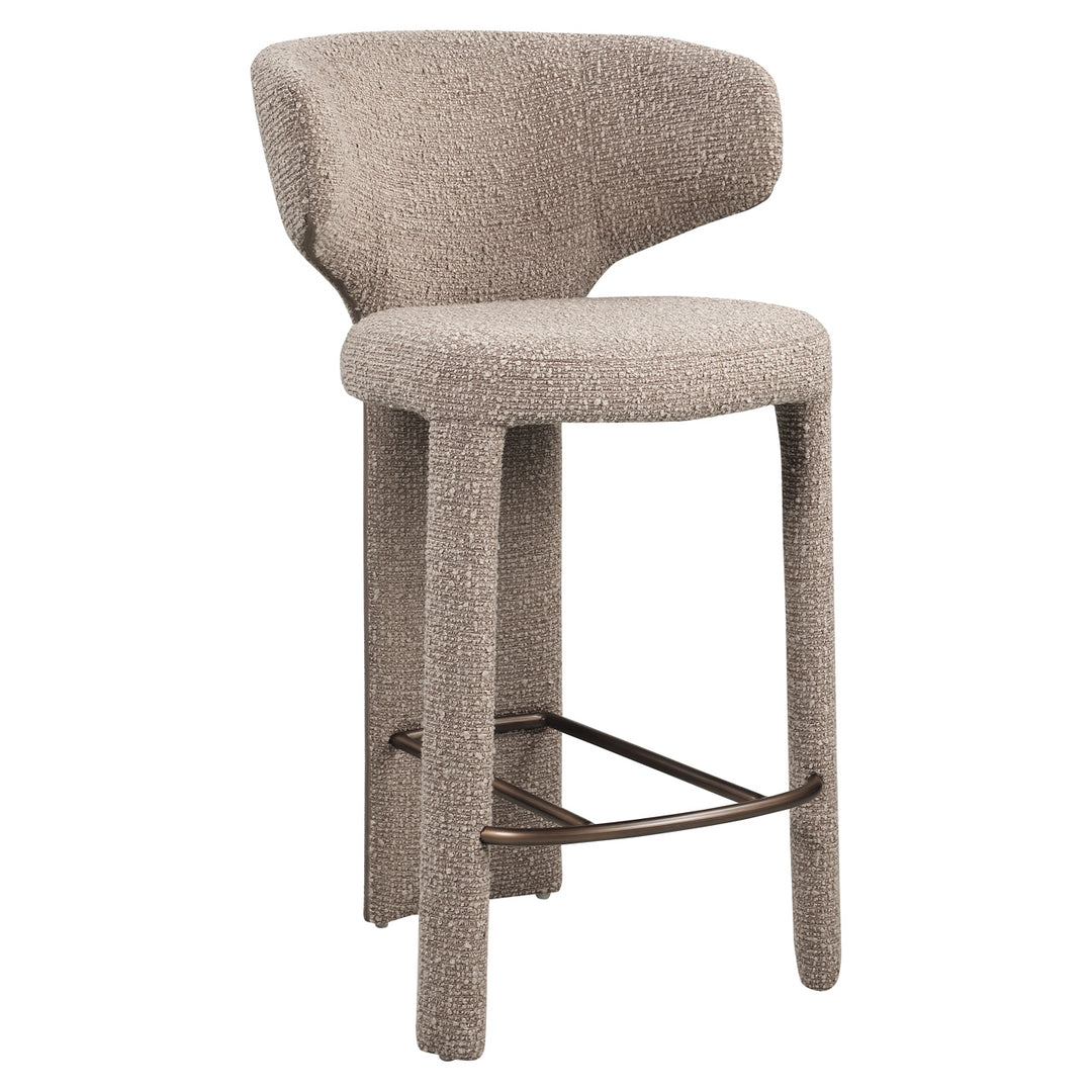 Counterstoel Viola mocca chunky