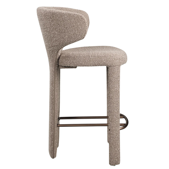 Counterstoel Viola mocca chunky