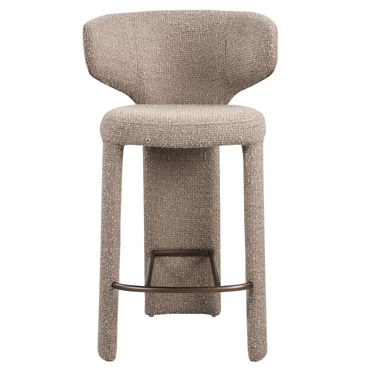 Counterstoel Viola mocca chunky