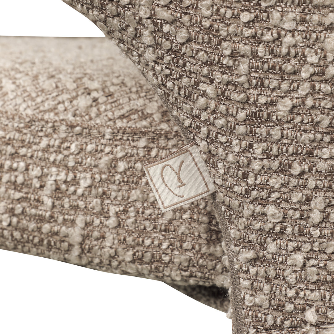 Counterstoel Viola mocca chunky