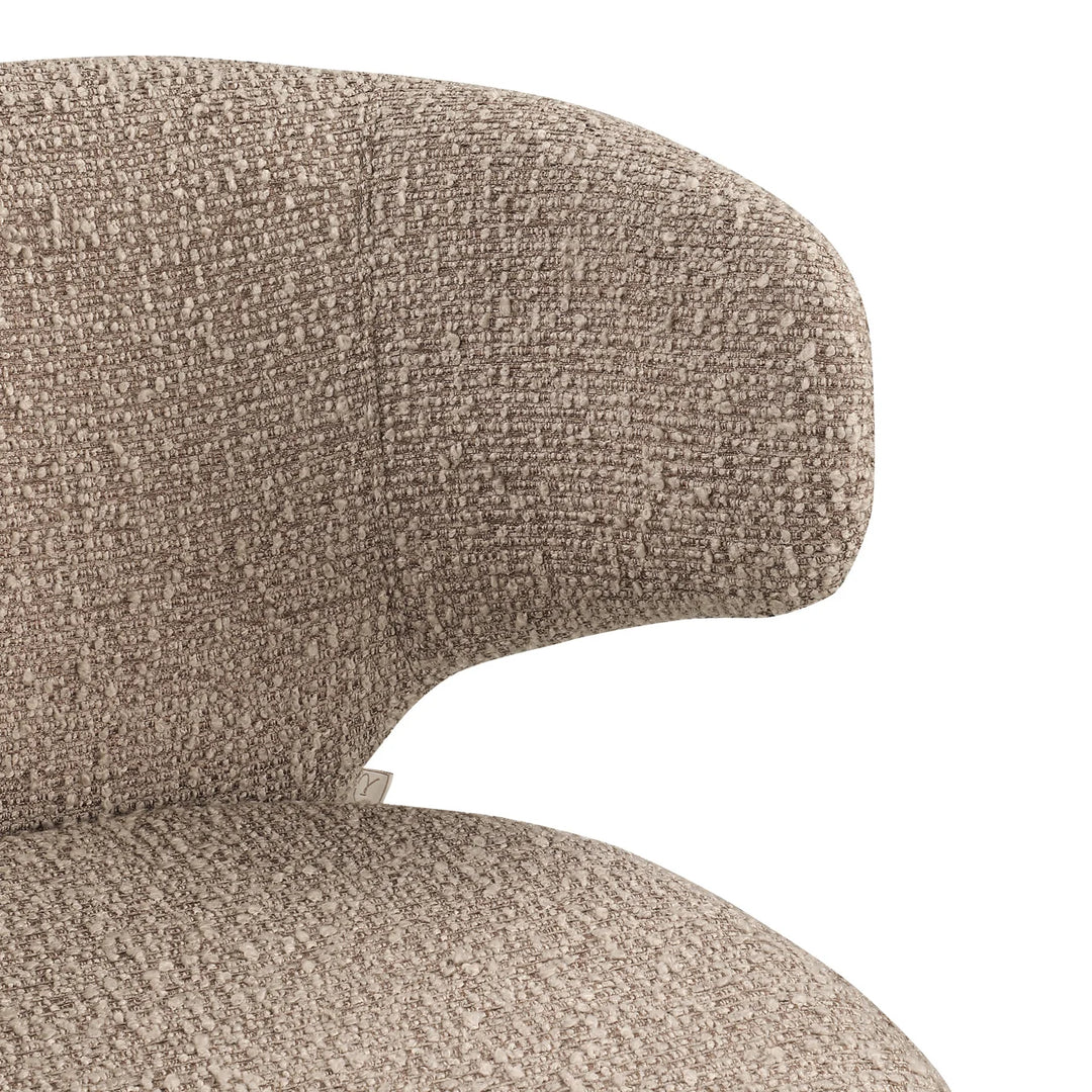 Counterstoel Viola mocca chunky