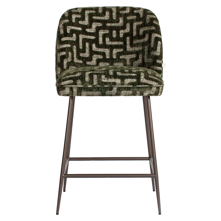 Counterstoel Pullitzer moss labyrinth