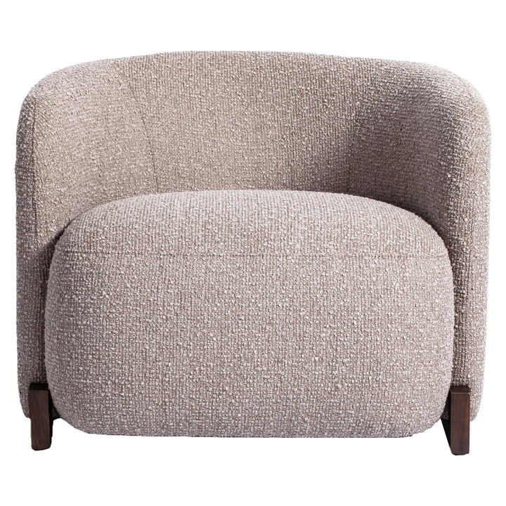 Lounge stoel Hannah mocca chunky fire retardant