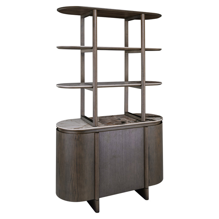 Wandkast Langford brown