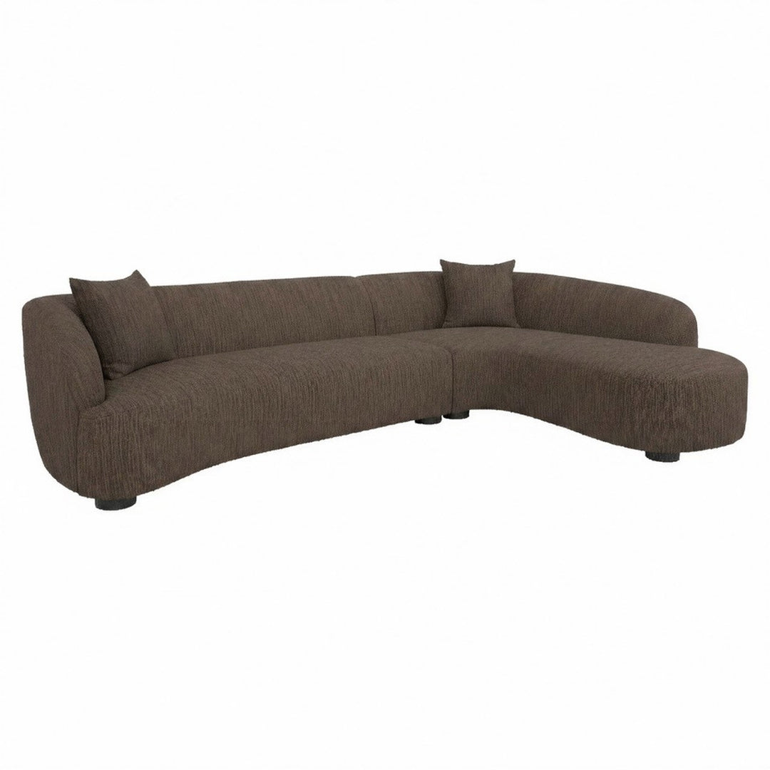 Bank Pandora brown chunky lounge right