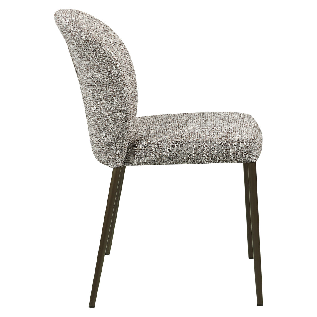 Eetkamerstoel Stacker  earth tweed fire retardant (Set of 2)