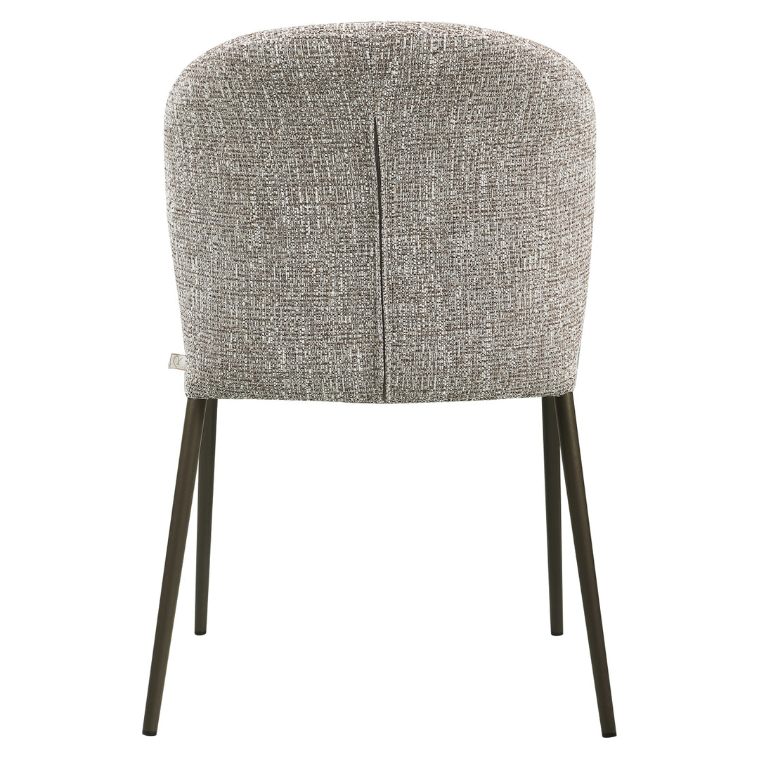 Eetkamerstoel Stacker  earth tweed fire retardant (Set of 2)