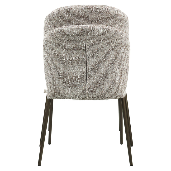Eetkamerstoel Stacker  earth tweed fire retardant (Set of 2)