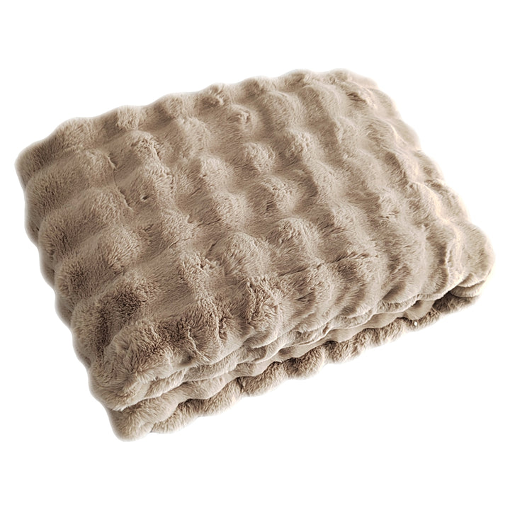 Plaid Nordic Plush beige 150x200