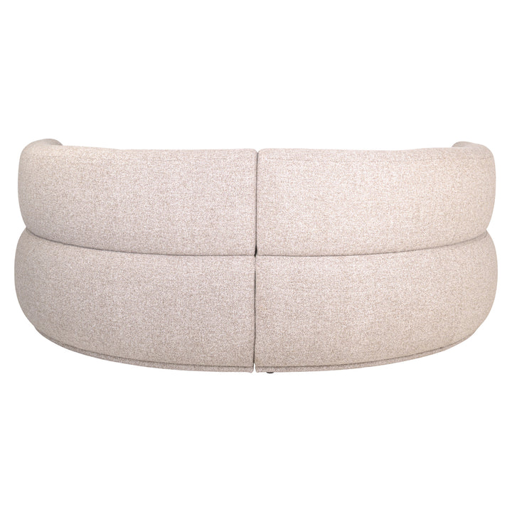 Eetkamer bank Sorrobon cayenne brown round (Set of 2)