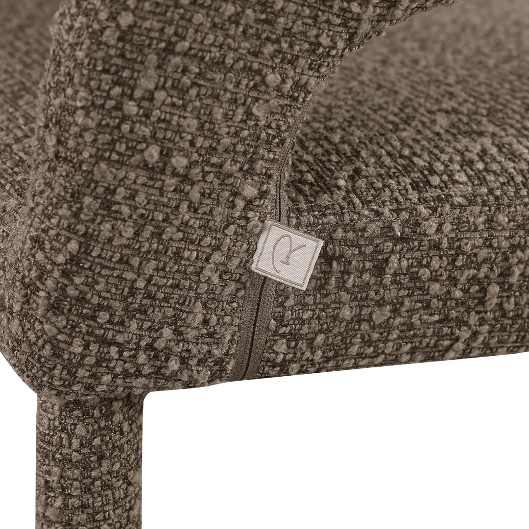 Eetkamerstoel Gia brown chunky