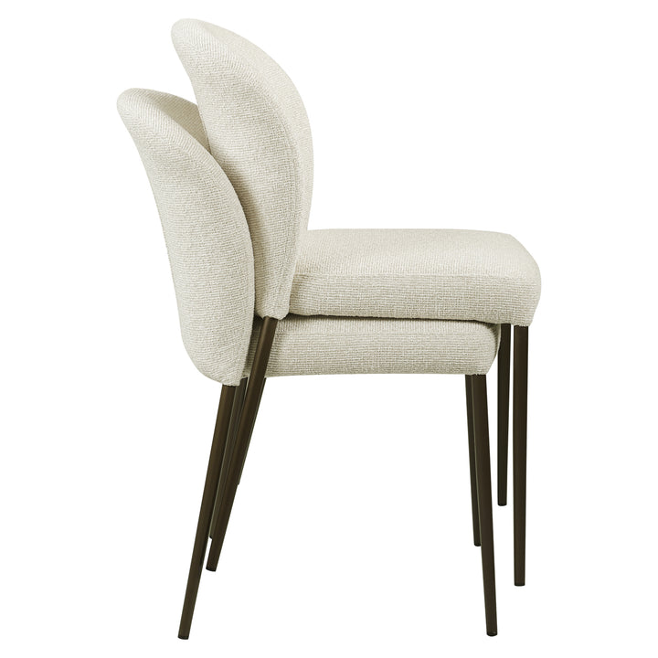 Eetkamerstoel Stacker  biscotti fire retardant (Set of 2)