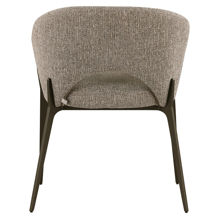 Eetkamerstoel Kenzi brown tweed