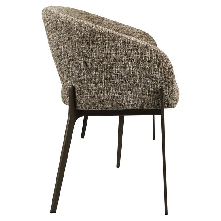 Eetkamer bank Kenzi brown tweed