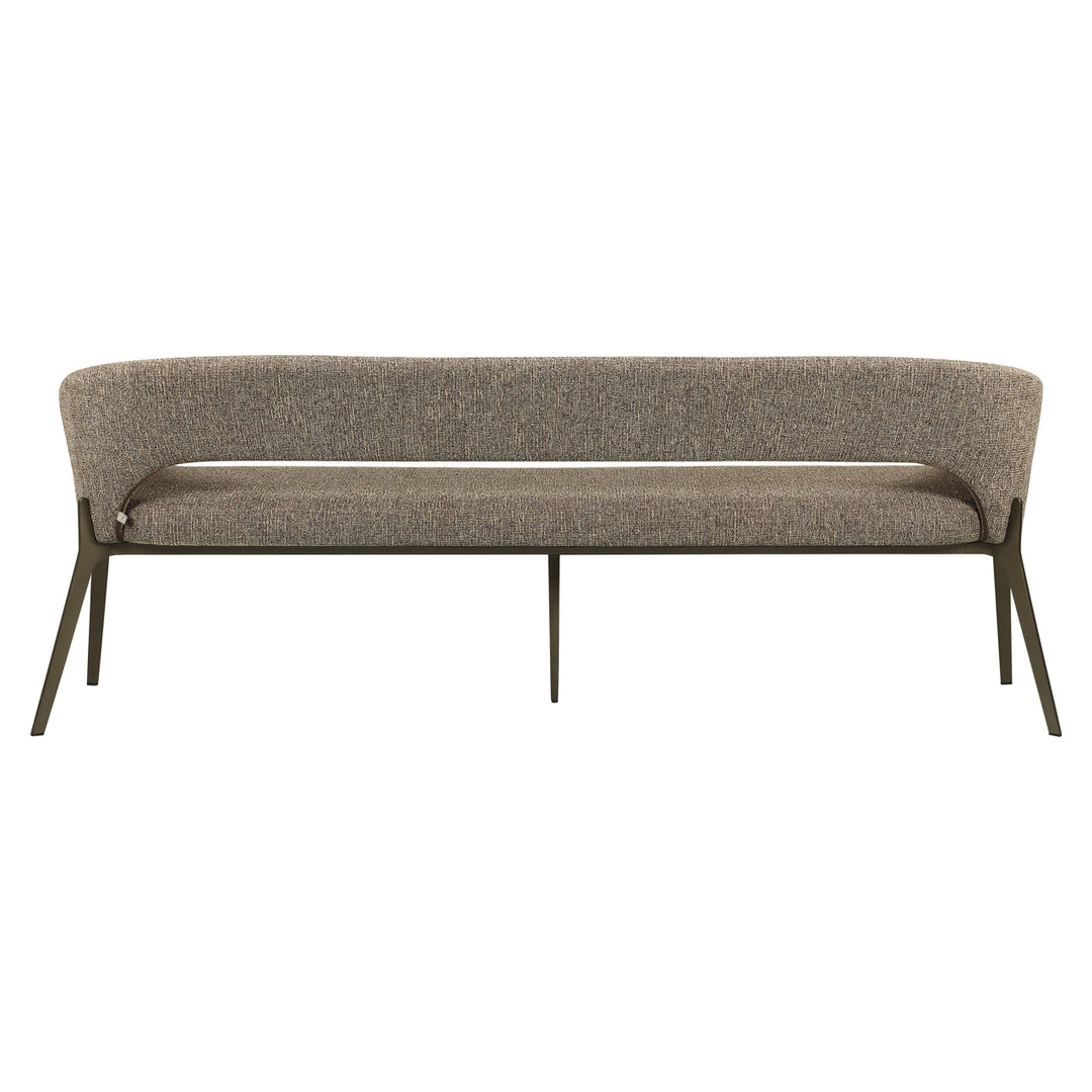 Eetkamer bank Kenzi brown tweed